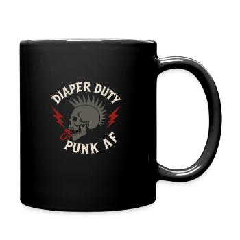 Punk Dad Alternatif Paternité Rebelle - Mug uni - noir - Droite