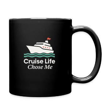 Cruise Addict Funny Cruise Loyalty Ocean - Mug uni - noir - Droite