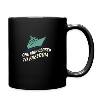 Cruise Addict Funny Cruise Loyalty Ocean - Mug uni - noir - Droite