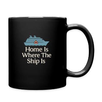 Cruise Addict Funny Cruise Loyalty Ocean - Mug uni - noir - Droite