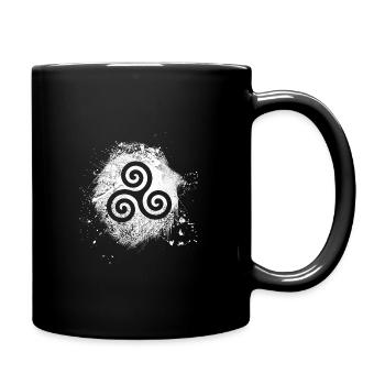 Triskele - Full Colour Mug - black - Right