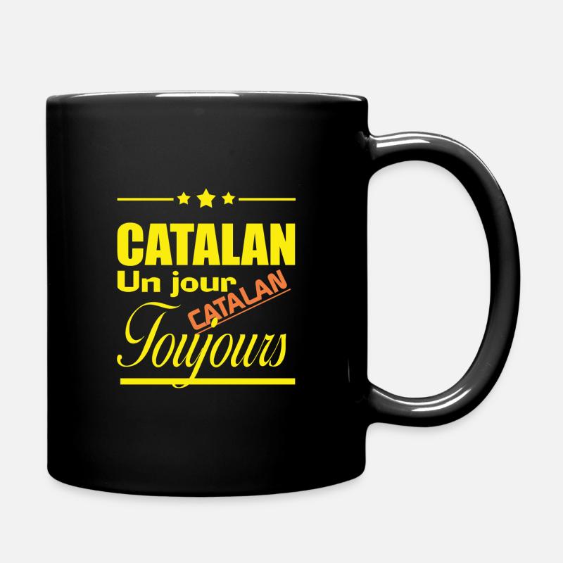 Catalan un jour - Mug uni - noir