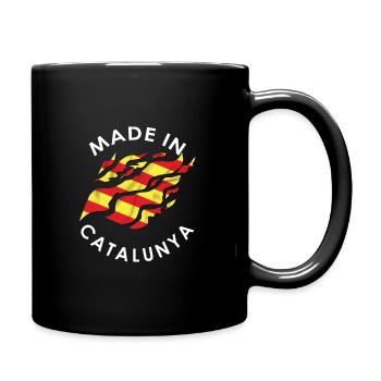 Hergestellt in Catalunya - Tasse einfarbig - Schwarz - Rechts