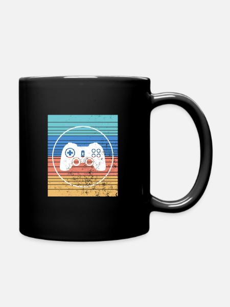 Contrôleur de jeu vidéo - Mug uni - noir
