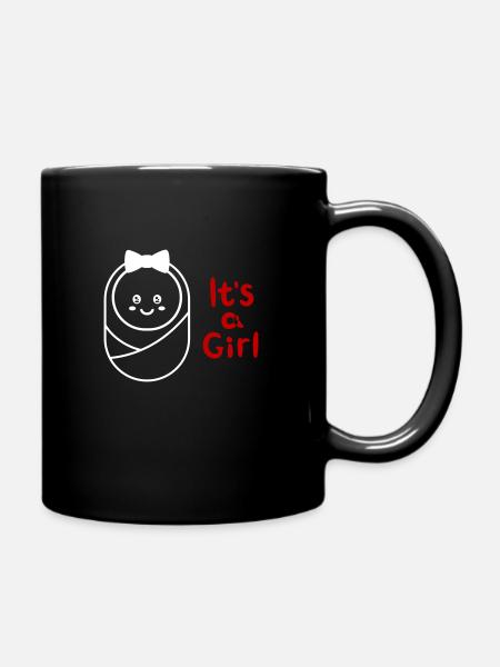 sa fille est une fille enceinte - Mug uni - noir