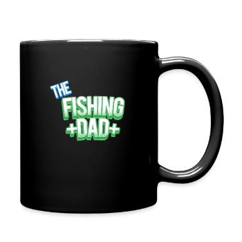 Le père pêcheur - Papa Lustig - Mug uni - noir - Droite