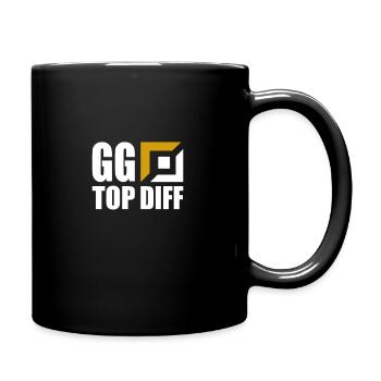 GG Top Diff Gamer Gaming - Full Colour Mug - black - Right
