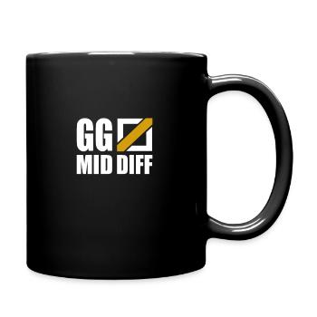 GG Mid Diff Gamer Gaming - Full Colour Mug - black - Right