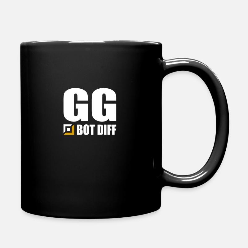 GG Mid Diff Gamer Gaming - Full Colour Mug - black