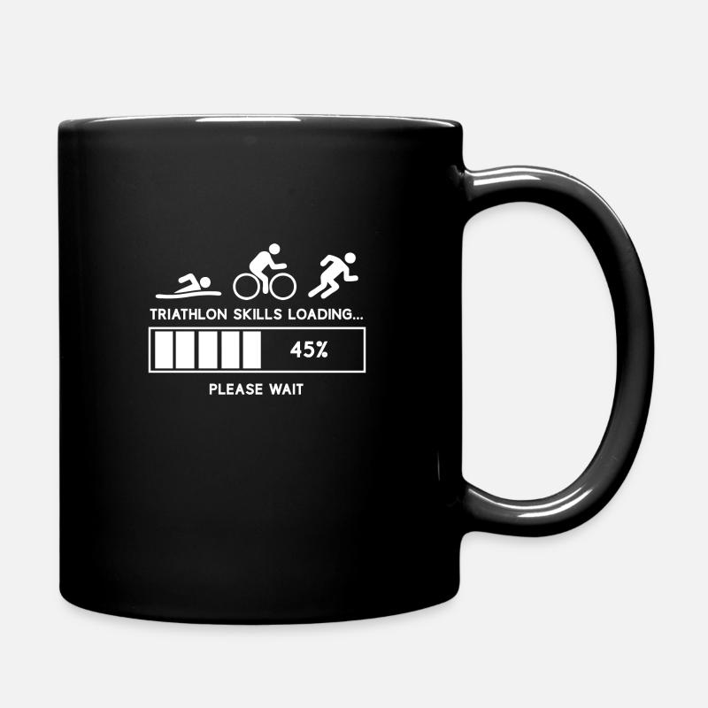Chargement des compétences de triathlon. Veuillez patienter. - Mug uni - noir