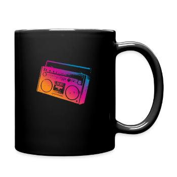 Ghettoblaster Music - Full Colour Mug - black - Right