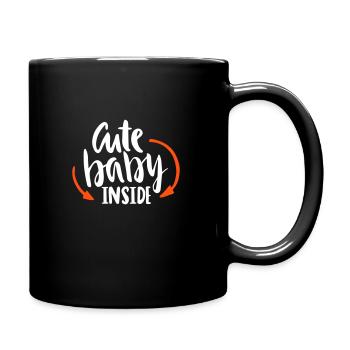 Bébé Mignon Mignon Grossesse Enceinte - Mug uni - noir - Droite