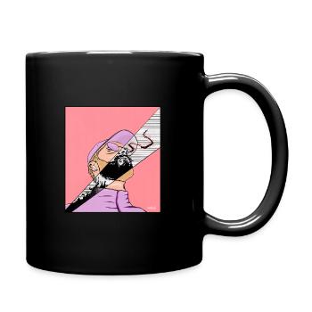 Manga Portrait - Full Colour Mug - black - Right