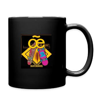 Skateboard Streetwear "œ" Fashion for Skaters - Full Colour Mug - black - Right