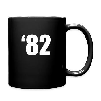 82 - THE NUMBER - Tasse einfarbig - Schwarz - Rechts