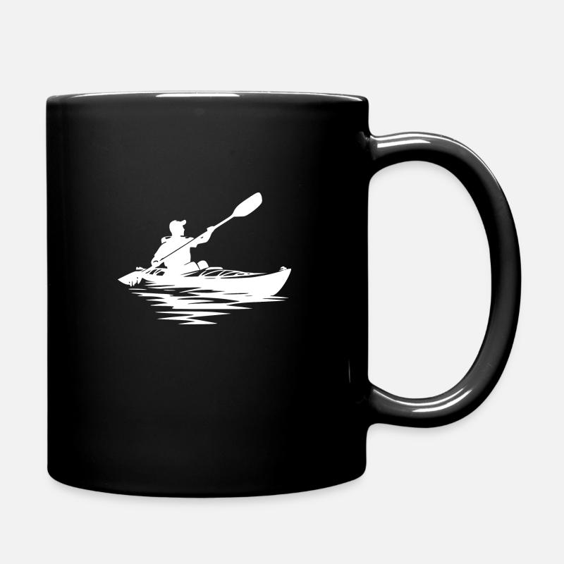 Kanuklasse Kayak Ausbildung Boot - Tasse einfarbig - Schwarz