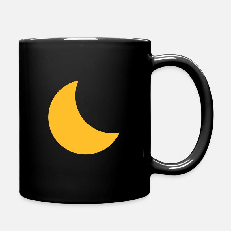 La lune - Mug uni - noir