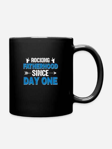 PAPA - VATER VATERTAG - Tasse einfarbig - Schwarz