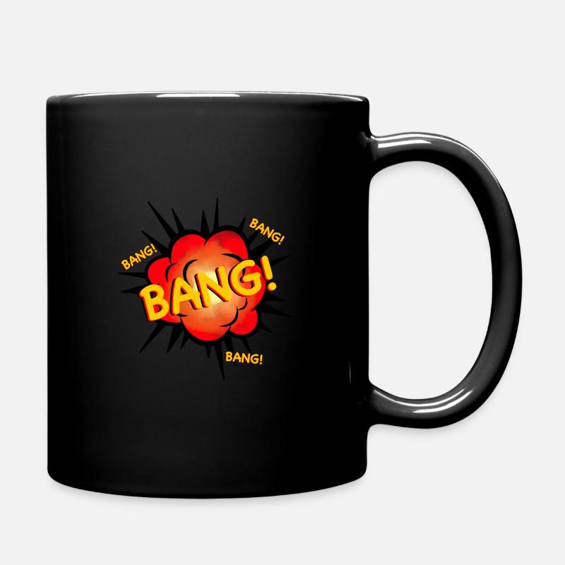 Explosion Bang - Full Colour Mug - black