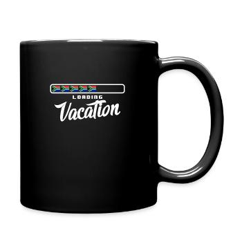 South Africa flag Africa South African flag - Full Colour Mug - black - Right