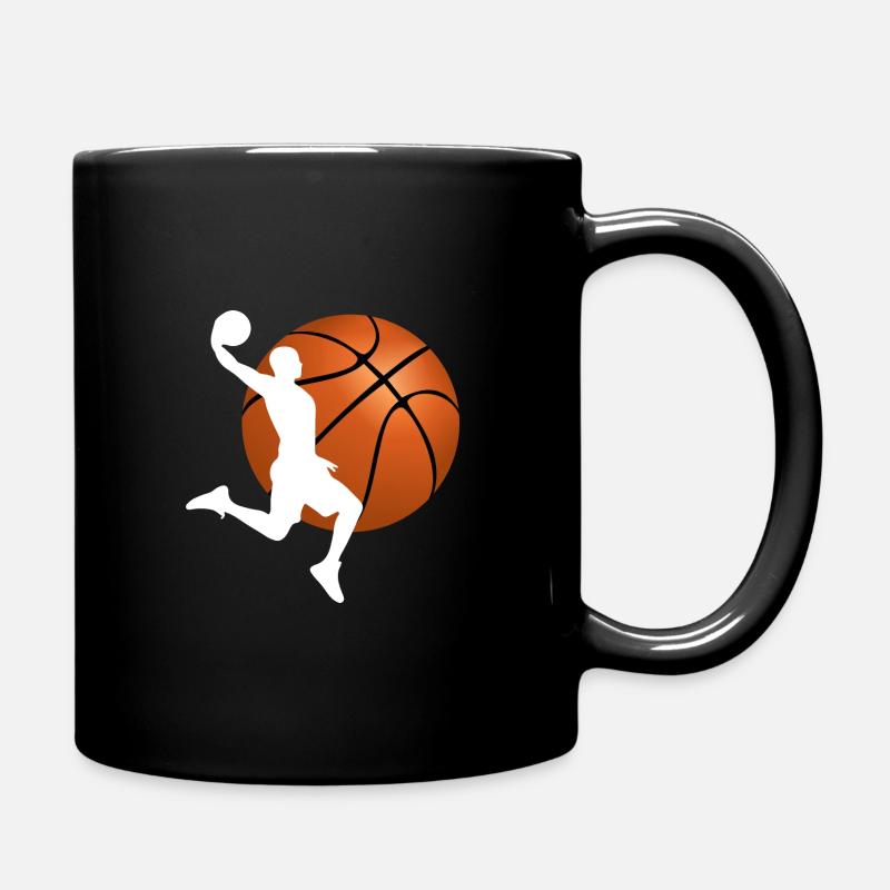 Basketball - Tasse einfarbig - Schwarz