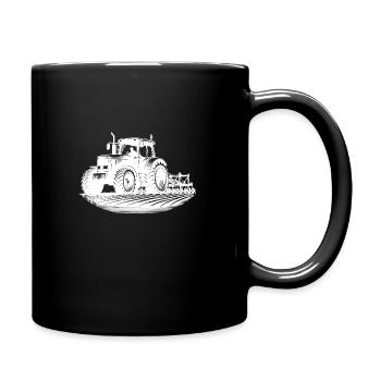 Tracteur de terrain Machines agricoles Tracteur de travail sur le terrain - Mug uni - noir - Droite