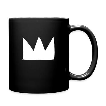 Symbole de la couronne Forme de roi - Mug uni - noir - Droite