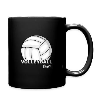 Équipe de volley-ball - Mug uni - noir - Droite