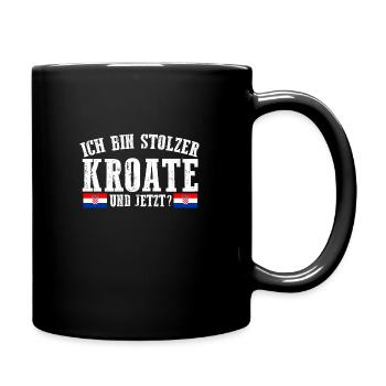 Croate Croate Croatie - Mug uni - noir - Droite