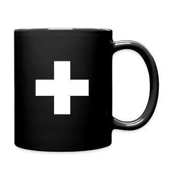 Swiss baby body - Full Colour Mug - black - Right