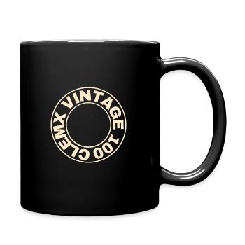 Vintage Clemx ⚪ - Full Colour Mug - black - Right