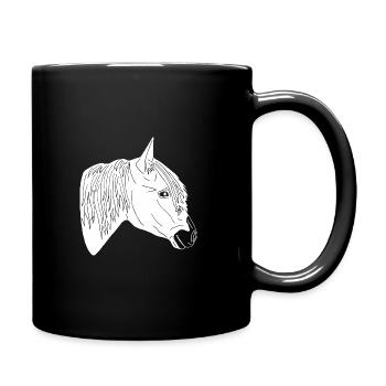 Irish Tinker - Tasse einfarbig - Schwarz - Rechts