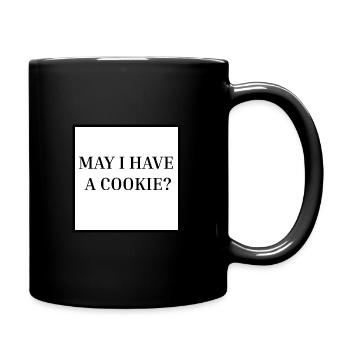 Cookie - Tasse einfarbig - Schwarz - Rechts