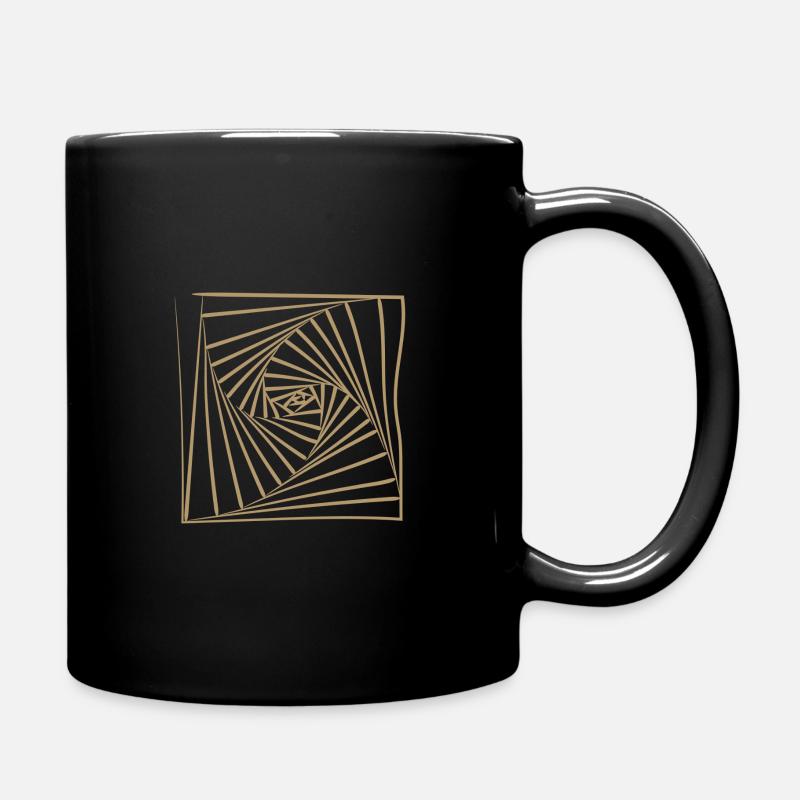 Zentangle - Full Colour Mug - black
