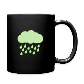 Green Cloud - Environmental Protection - Full Colour Mug - black - Right