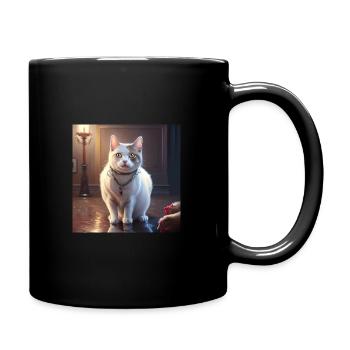 Chat d’essai - Mug uni - noir - Droite