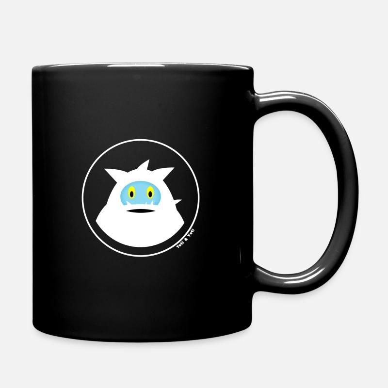 Yeti | Badge | Father - Full Colour Mug - black