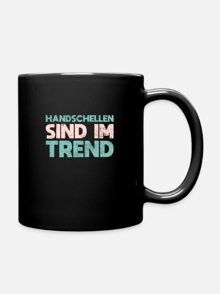 Handschellen Sind Im Trend - Tasse einfarbig - Schwarz