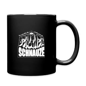 Berlin Souvenir Touristen Hauptstadt Metropole BLN - Tasse einfarbig - Schwarz - Rechts