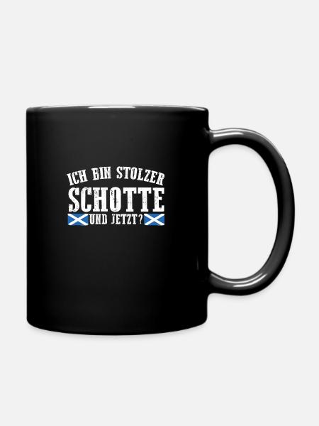 Schotten Schottisch Schottland - Tasse einfarbig - Schwarz
