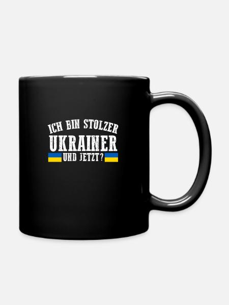 Ukrainer Ukraine - Tasse einfarbig - Schwarz