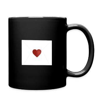 love letter - Full Colour Mug - black - Right
