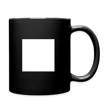 Quadrat 03 - Tasse einfarbig - Schwarz - Rechts