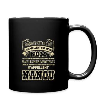 Meilleure grand-mère nanou cadeau humour mamie - Mug uni - noir - Droite