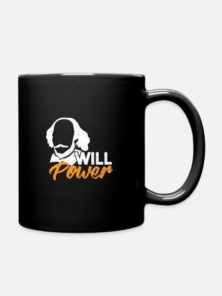 Will Power Geschenk für Theaterlehrer oder Nerd - Tasse einfarbig - Schwarz