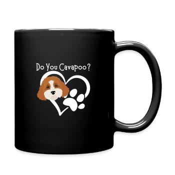 Do You Cavapoo? - Full Colour Mug - black - Right