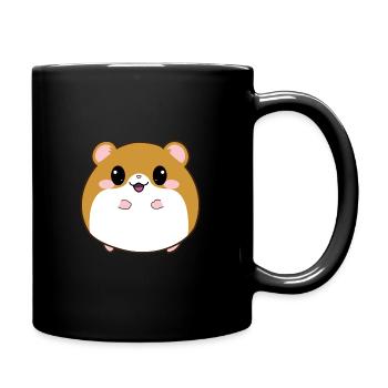 Haro le hamster - Mug uni - noir - Droite