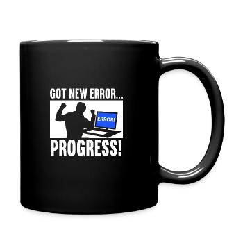 Neuer Fehler Entwickler Programmierer - Tasse einfarbig - Schwarz - Rechts