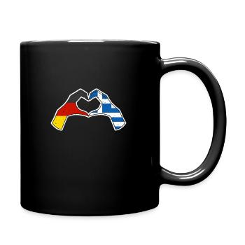 Grecs Allemagne Grèce - Mug uni - noir - Droite
