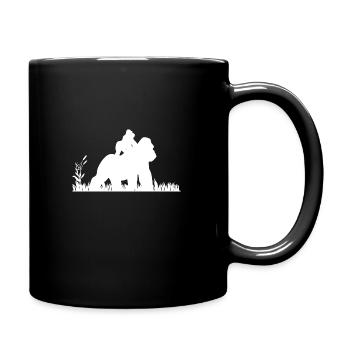 Gorilla - Mug uni - noir - Droite